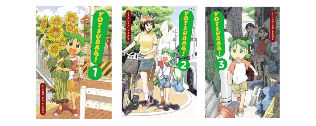 Yotsuba volume 1 2 3